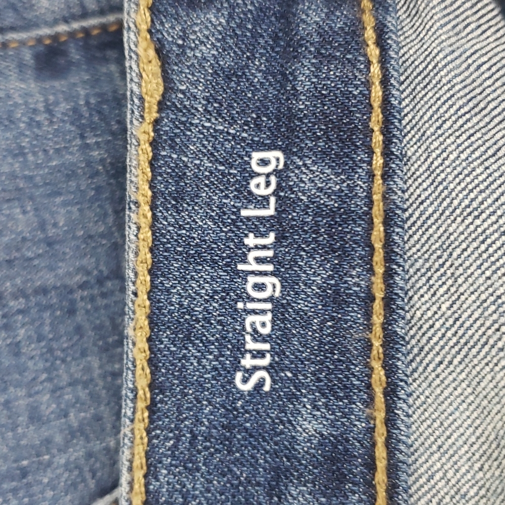Gloria Vanderbilt straight leg All Around Slimming Effect blue jeans Size 4P - Picture 6 of 8